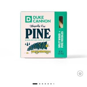 Duke Cannon Pine Bar Soap - Fresh Pine Scent (box off 6 soap )